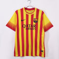 Barcelona 2013/14 Visitante Amarillo Retro