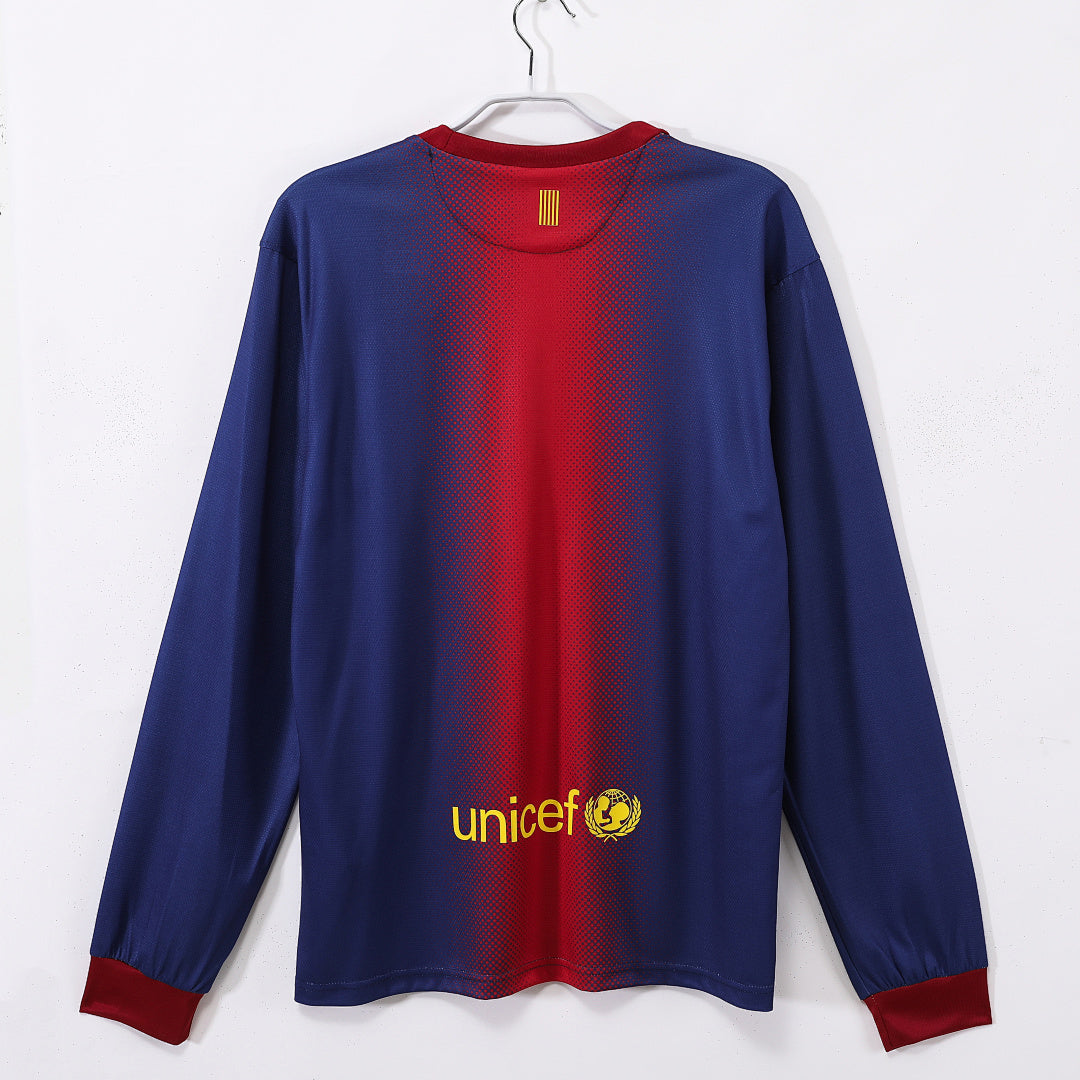 Barcelona 2012/13 Local Manga Larga Retro