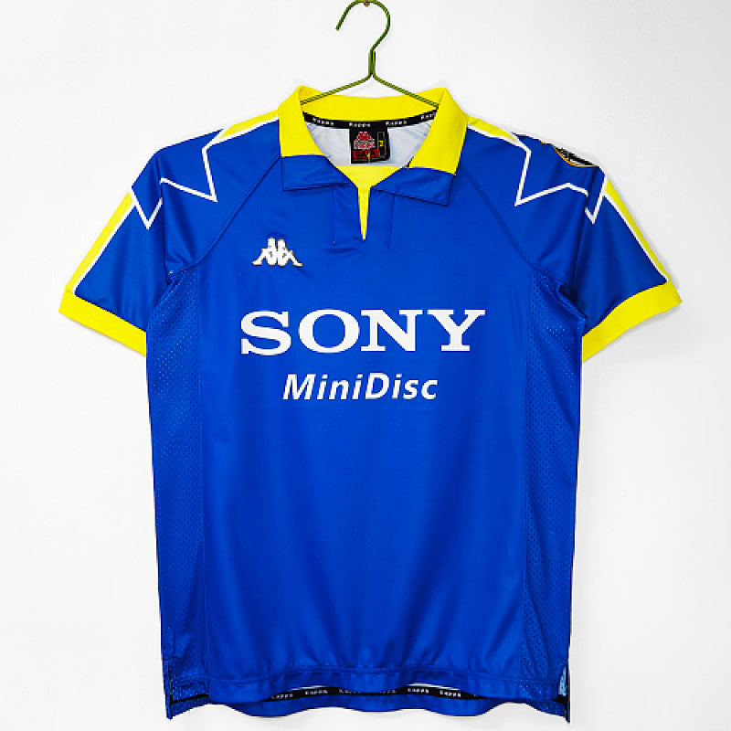 Juventus 1997/98 Visitante Azul Retro