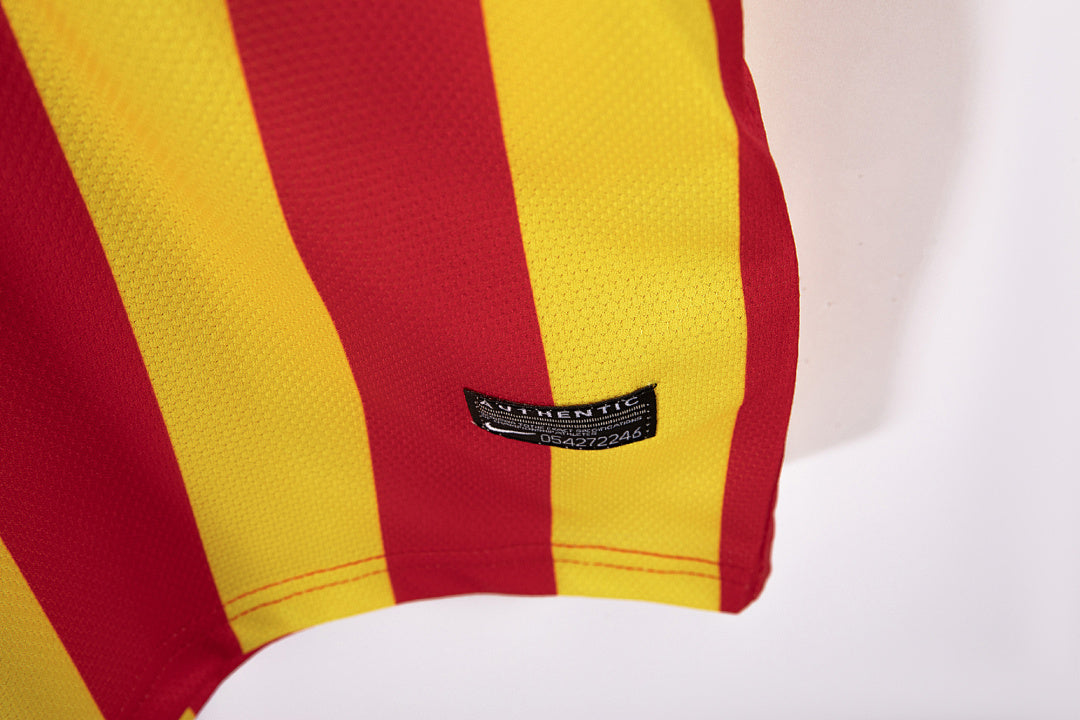Barcelona 2013/14 Visitante Amarillo Retro