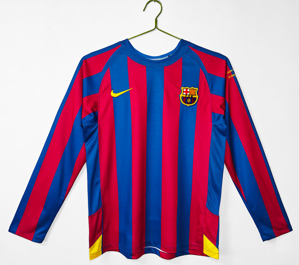 Barcelona 2005/06 Local Manga Larga Champions League