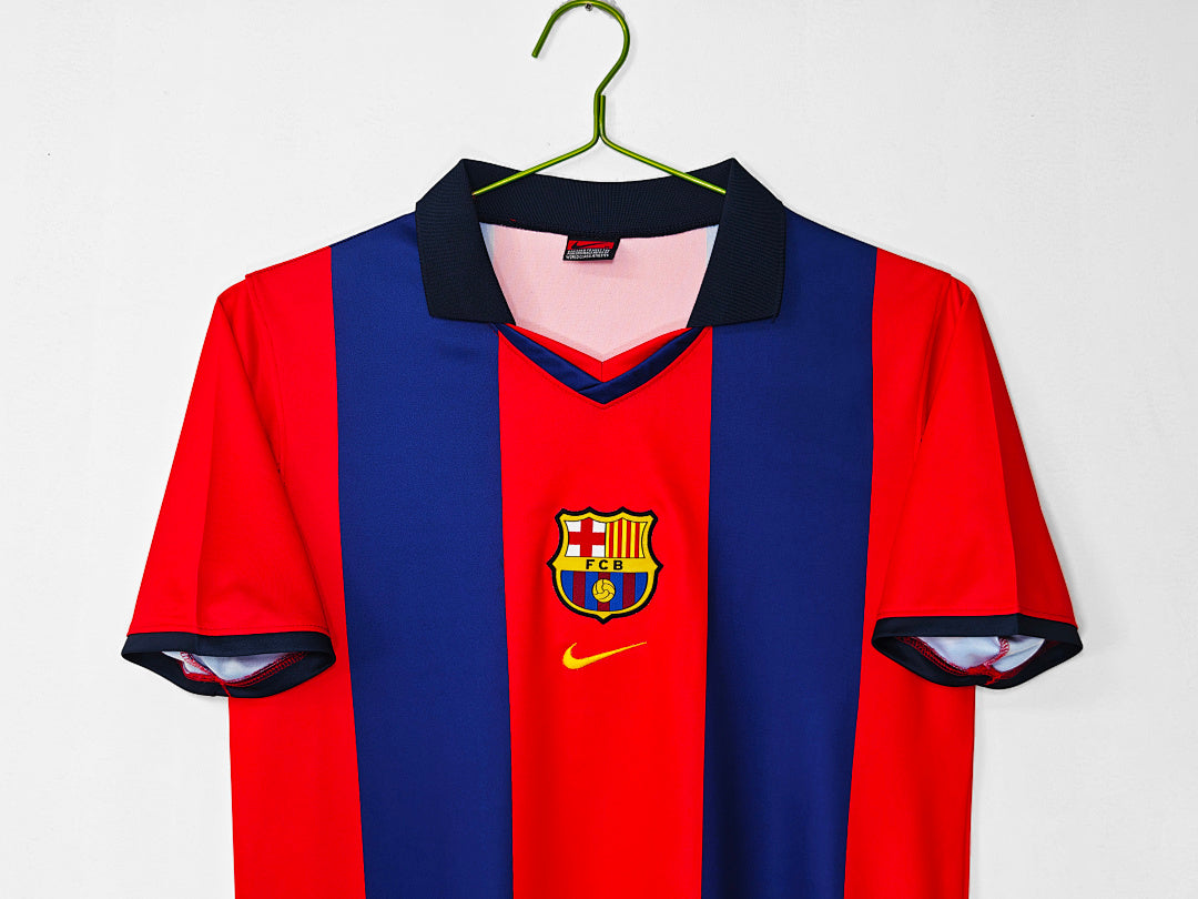 Barcelona 1998/99 Local Cuello Polo