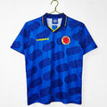 Colombia 1994 Visitante Azul Retro