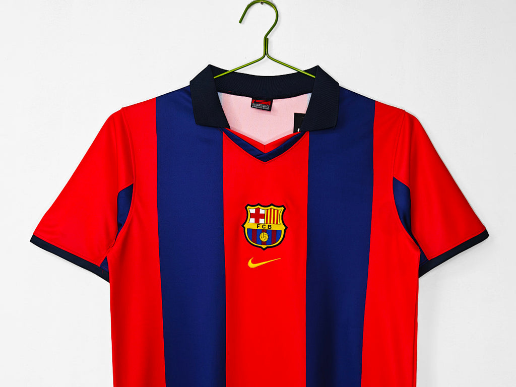 Barcelona 1998/99 Local Cuello Polo