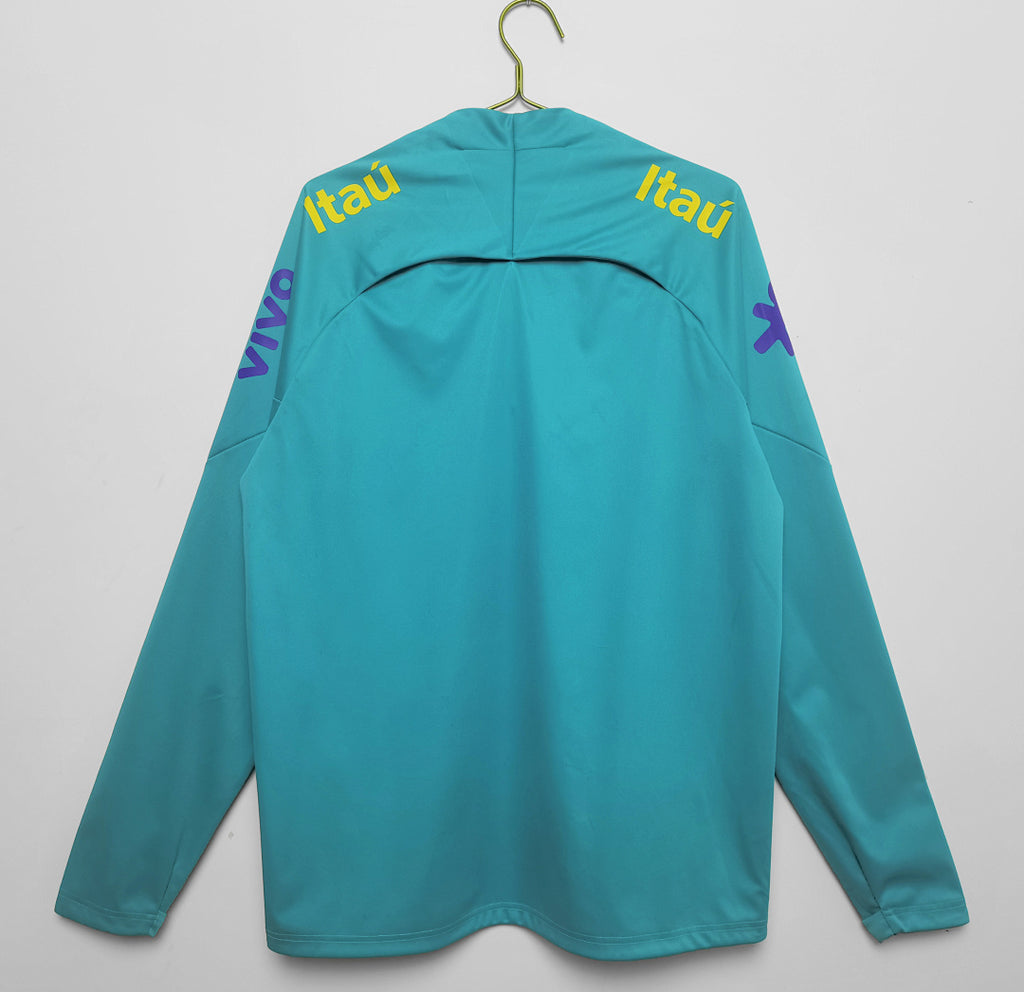 Brasil 2022/23 Azul Celeste Sudadera