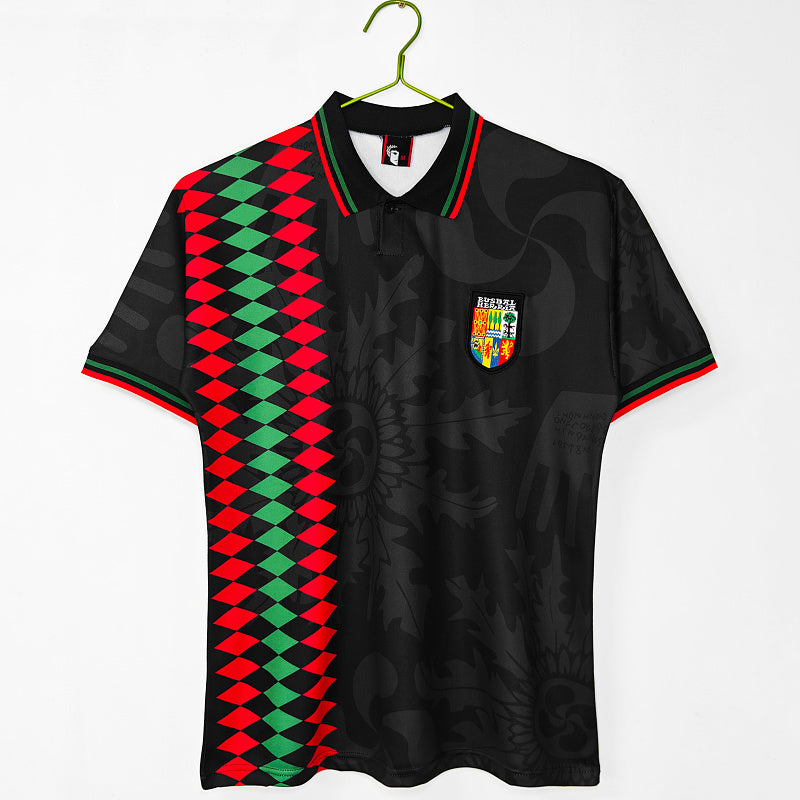 País Vasco 1994 Visitante Negro Retro