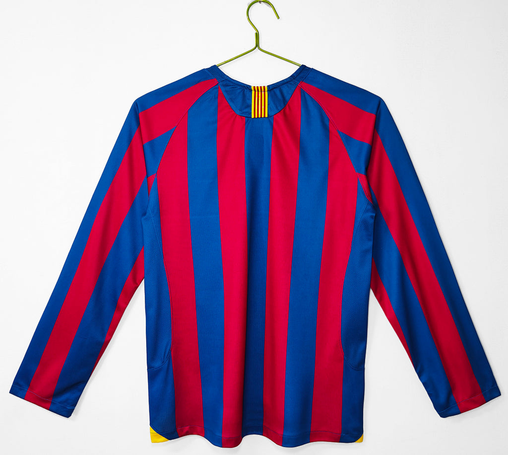 Barcelona 2005/06 Local Manga Larga Versión Liga