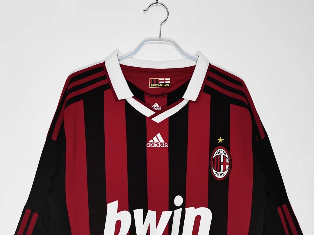 AC Milan 2009/10 Local Manga Larga