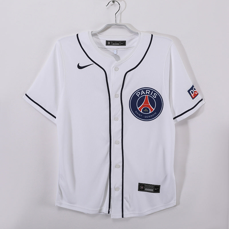 PSG 2025 Blanco Chaqueta Béisbol