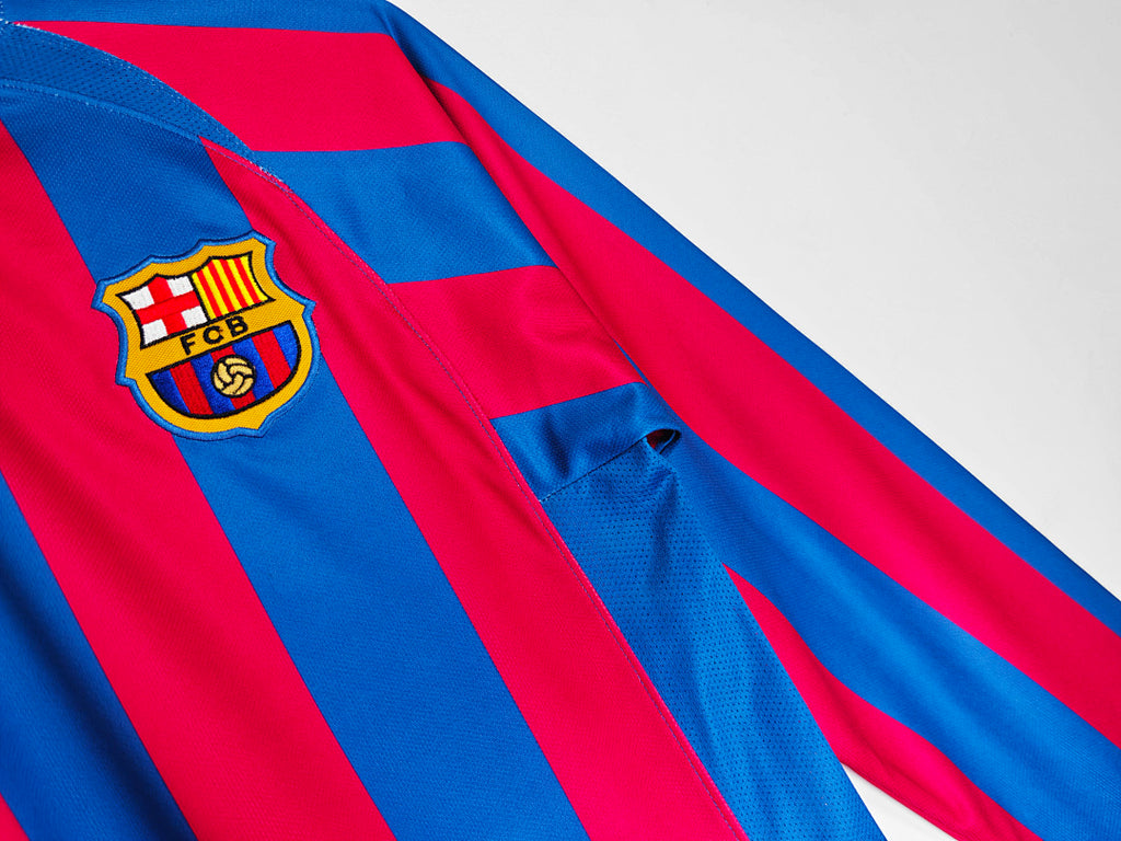 Barcelona 2005/06 Local Manga Larga Versión Liga