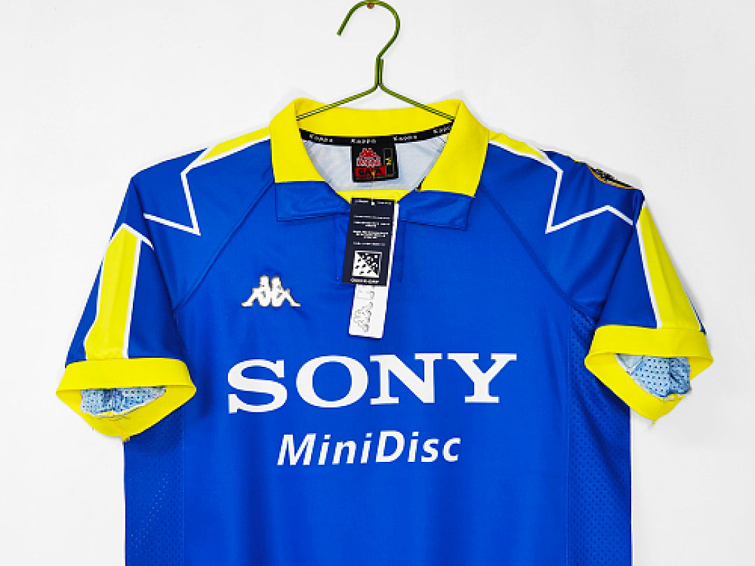 Juventus 1997/98 Visitante Azul Retro