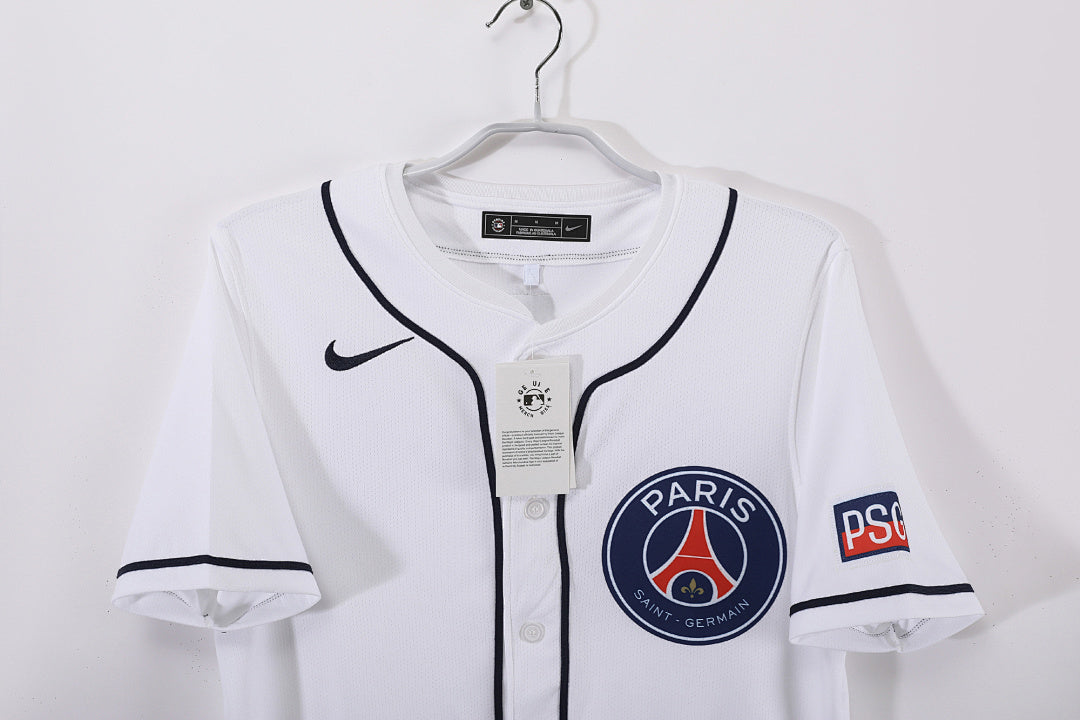 PSG 2025 Blanco Chaqueta Béisbol