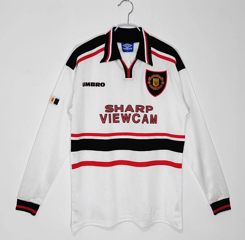Manchester United 1998/99 Visitante Manga Larga