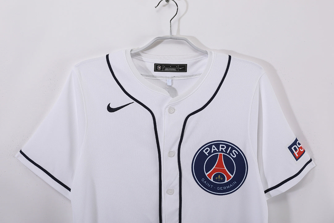 PSG 2025 Blanco Chaqueta Béisbol