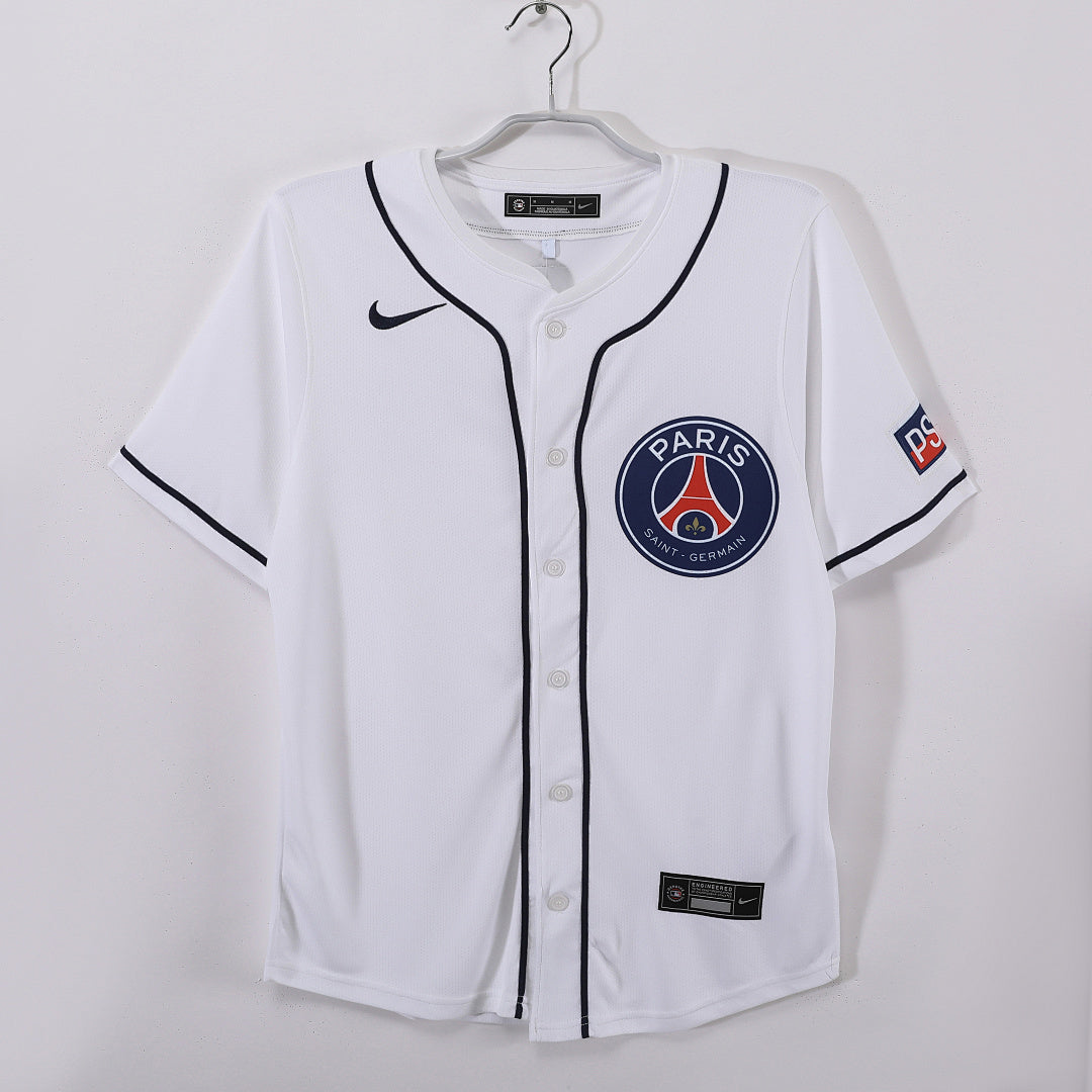 PSG 2025 Blanco Chaqueta Béisbol