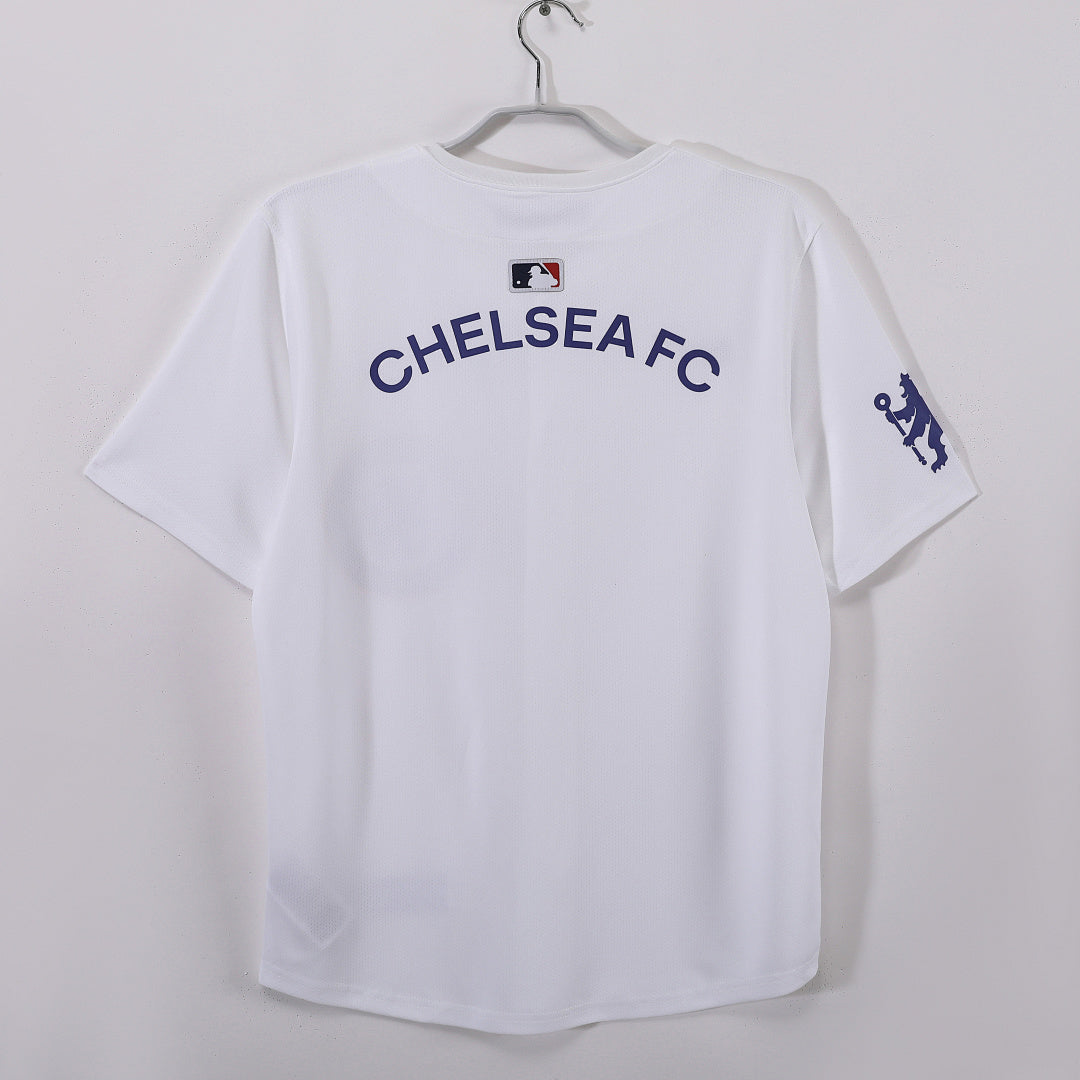 Chelsea 2025 Blanco Chaqueta Béisbol