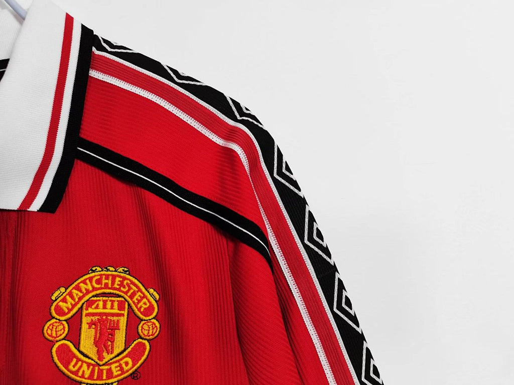 Manchester United 1998/99 Local Manga Larga