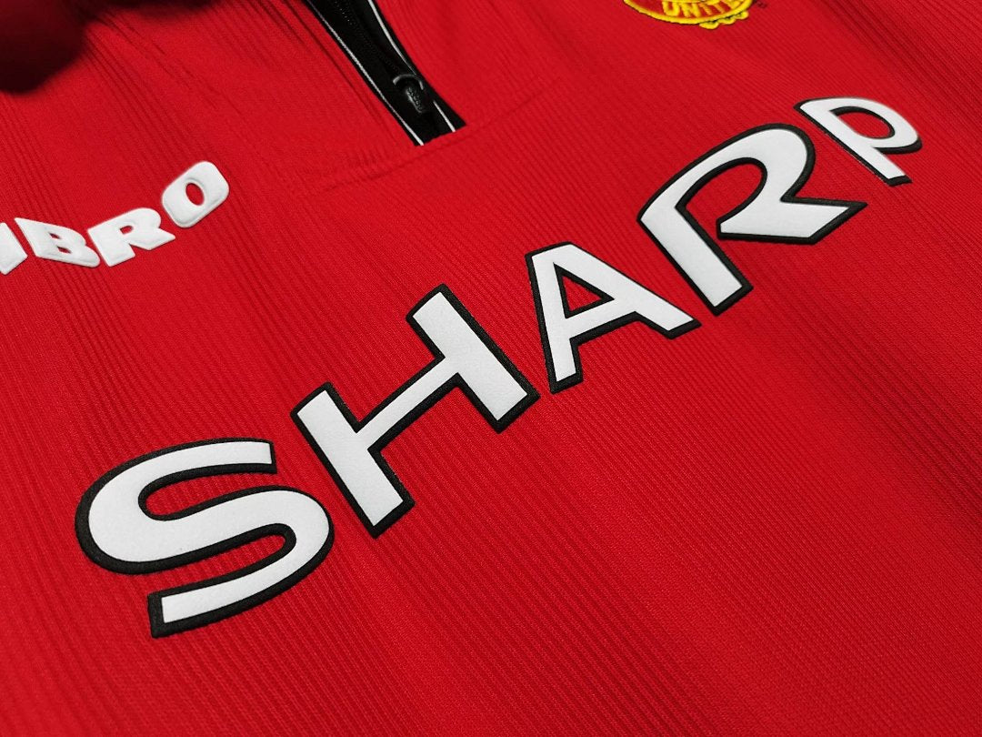 Manchester United 1998/99 Local Manga Larga