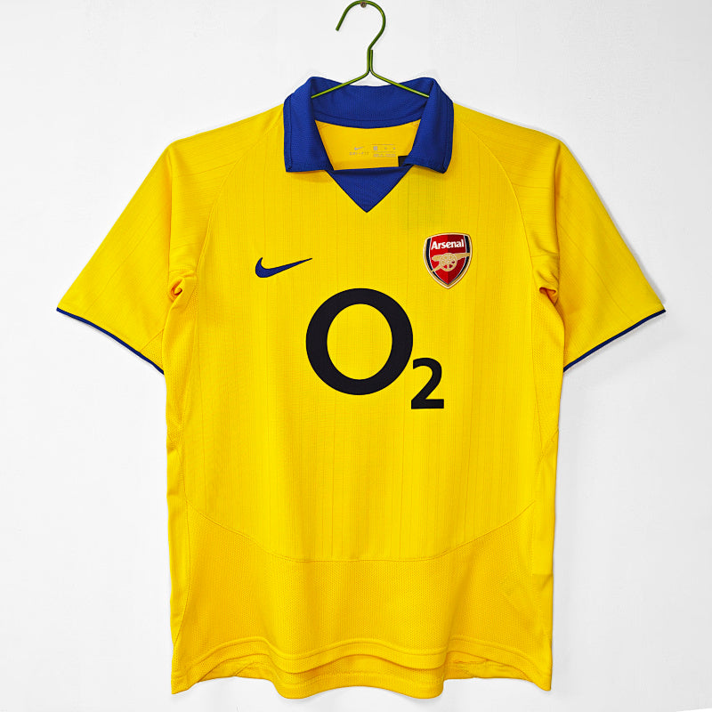 Arsenal 2003/04 Visitante Amarillo