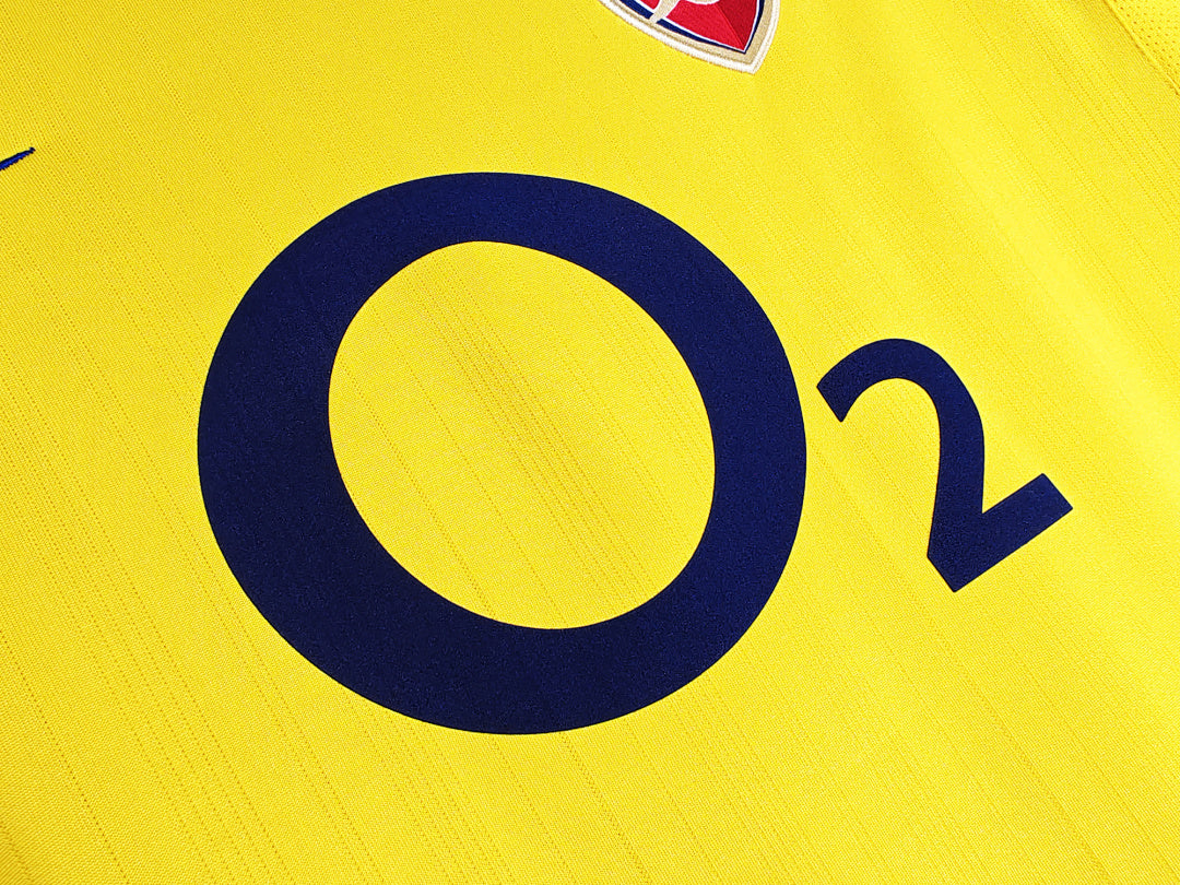 Arsenal 2003/04 Visitante Amarillo
