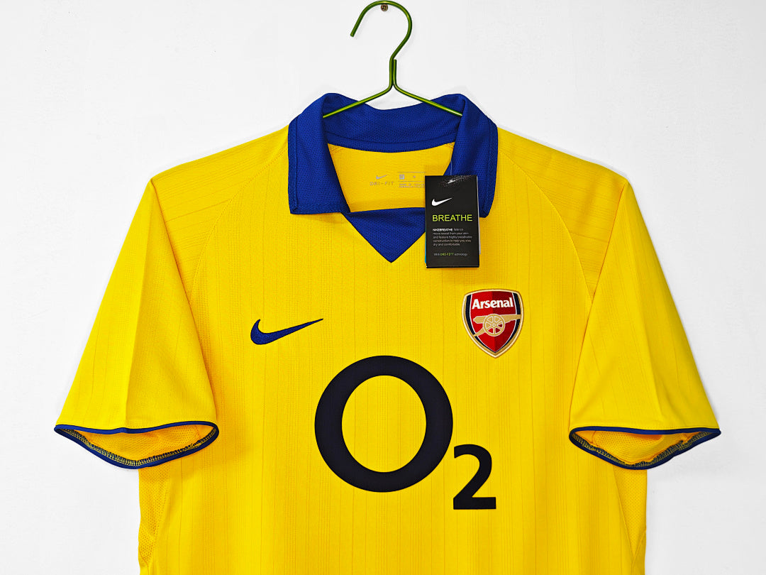 Arsenal 2003/04 Visitante Amarillo