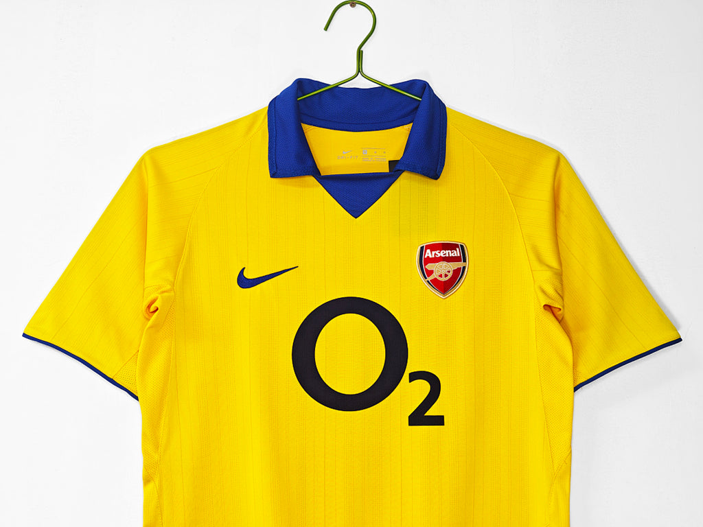 Arsenal 2003/04 Visitante Amarillo