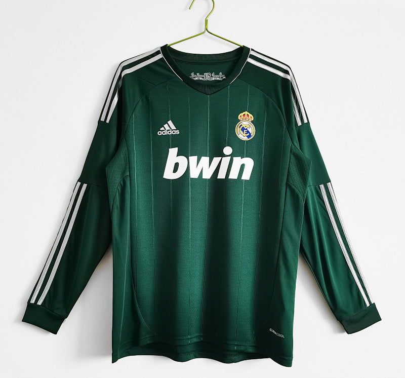 Real Madrid 2012/13 Segunda Visitante Manga Larga Retro