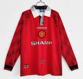 Manchester United 1996/97 Local Manga Larga