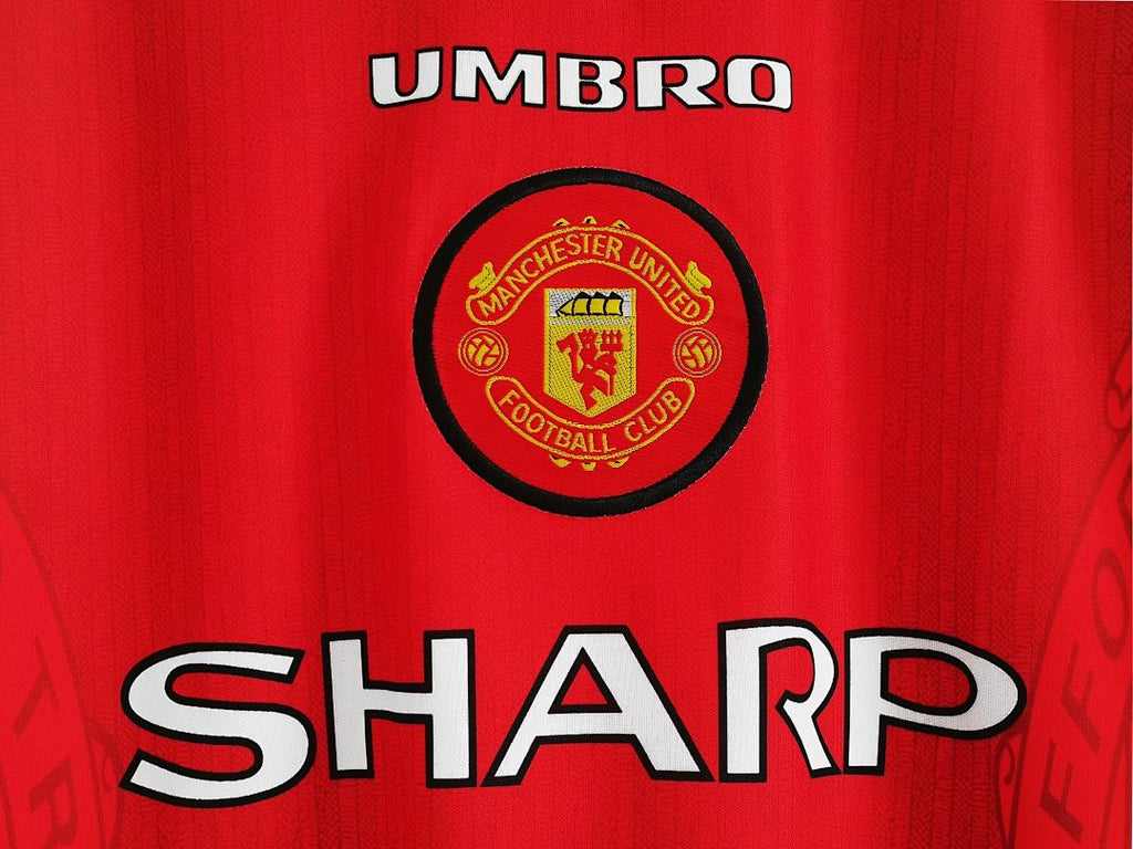 Manchester United 1996/97 Local Manga Larga