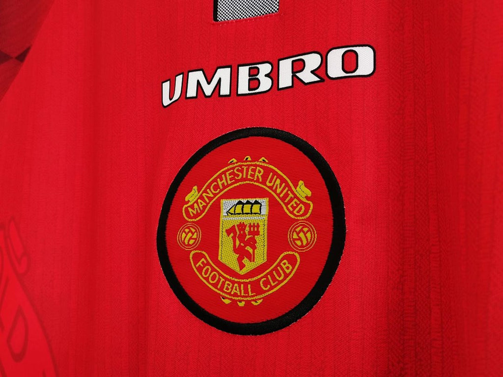 Manchester United 1996/97 Local Manga Larga