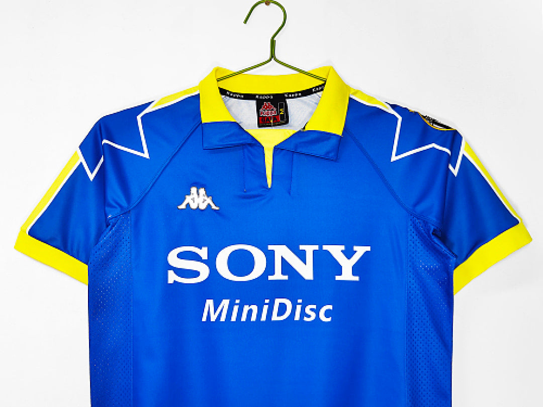 Juventus 1997/98 Visitante Azul Retro