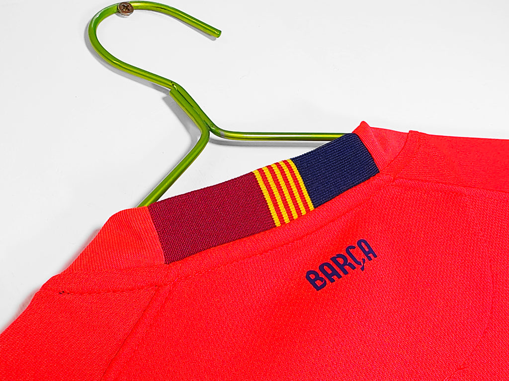 Barcelona 2014/15 Visitante Rojo Anaranjado