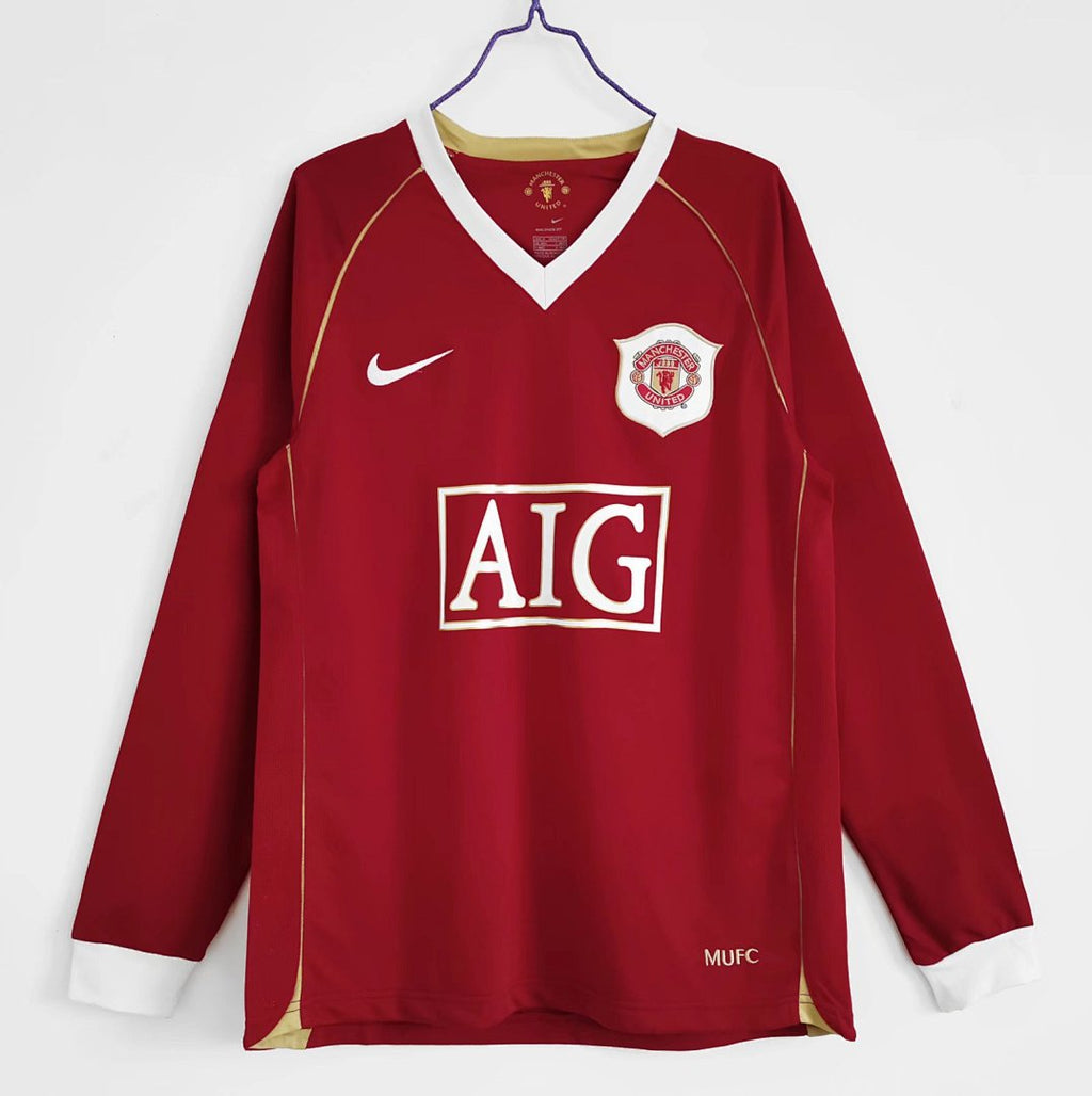 Manchester United 2006/07 Local Manga Larga