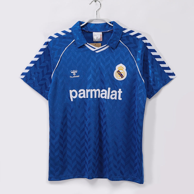 Real Madrid 1986/87 Visitante Azul
