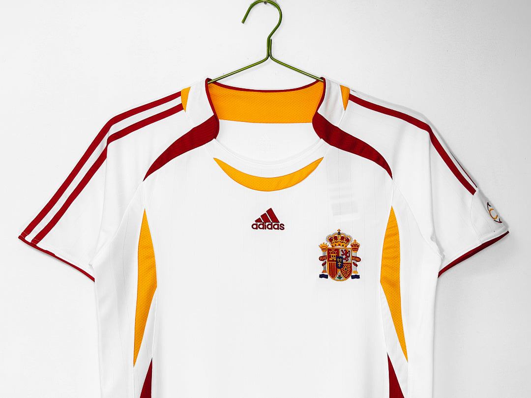 España 2006 Visitante Blanco Retro
