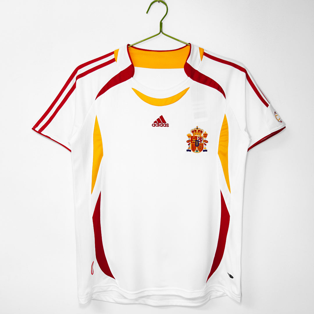 España 2006 Visitante Blanco Retro