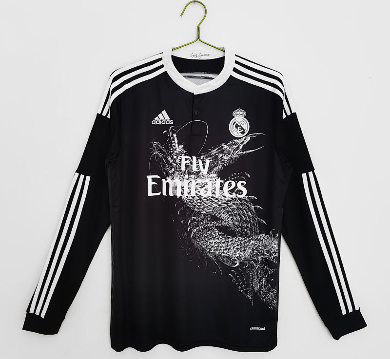 Real Madrid 2014/15 Segunda Visitante Manga Larga