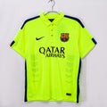 Barcelona 2014/15 Segunda Visitante Verde Flúor