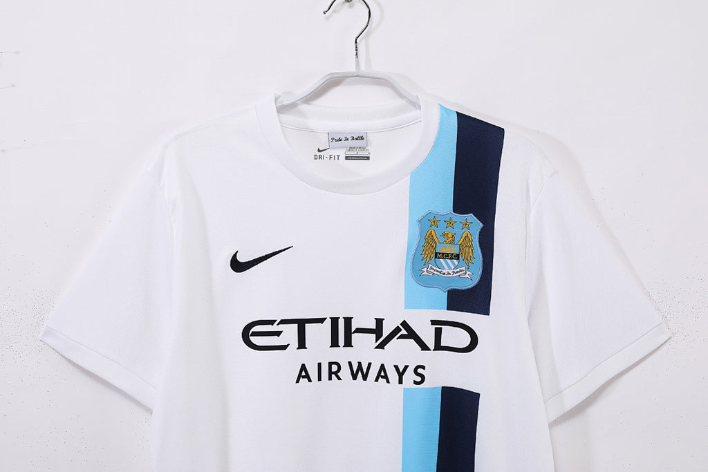 Manchester City 2013/14 Segunda Visitante Blanco