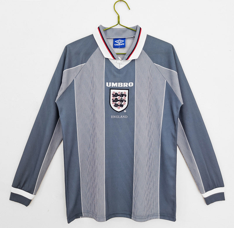 Inglaterra 1996 Visitante Manga Larga