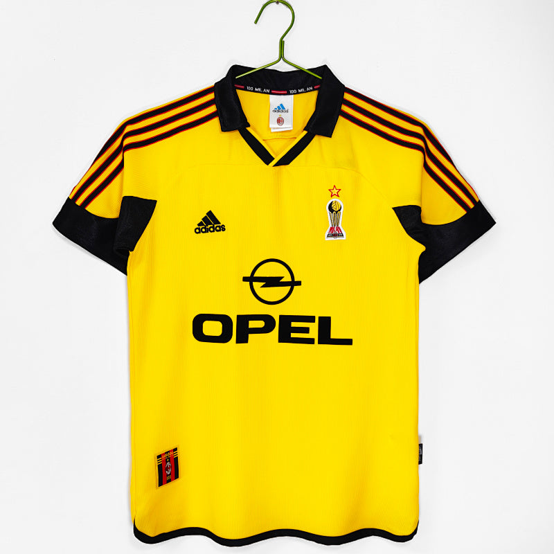 AC Milan 1999/00 Visitante Amarillo