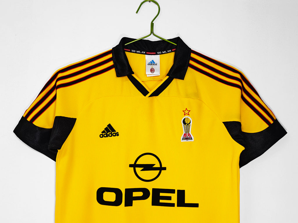 AC Milan 1999/00 Visitante Amarillo