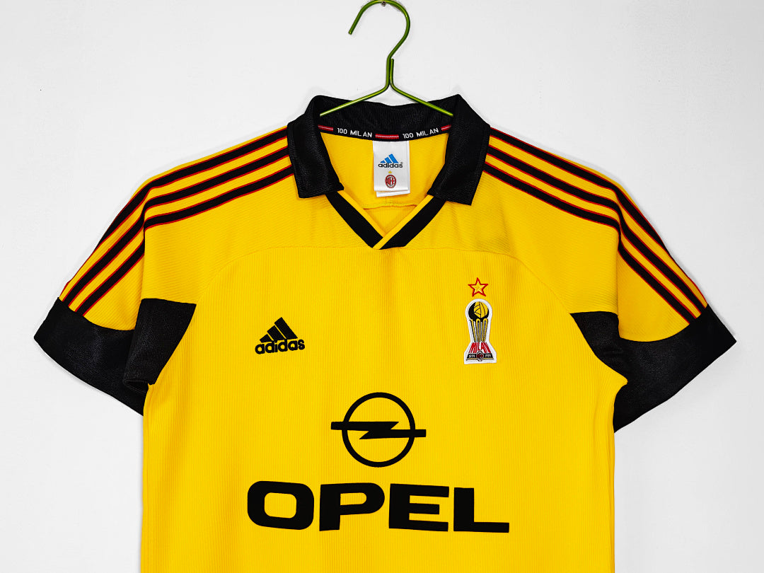 AC Milan 1999/00 Visitante Amarillo