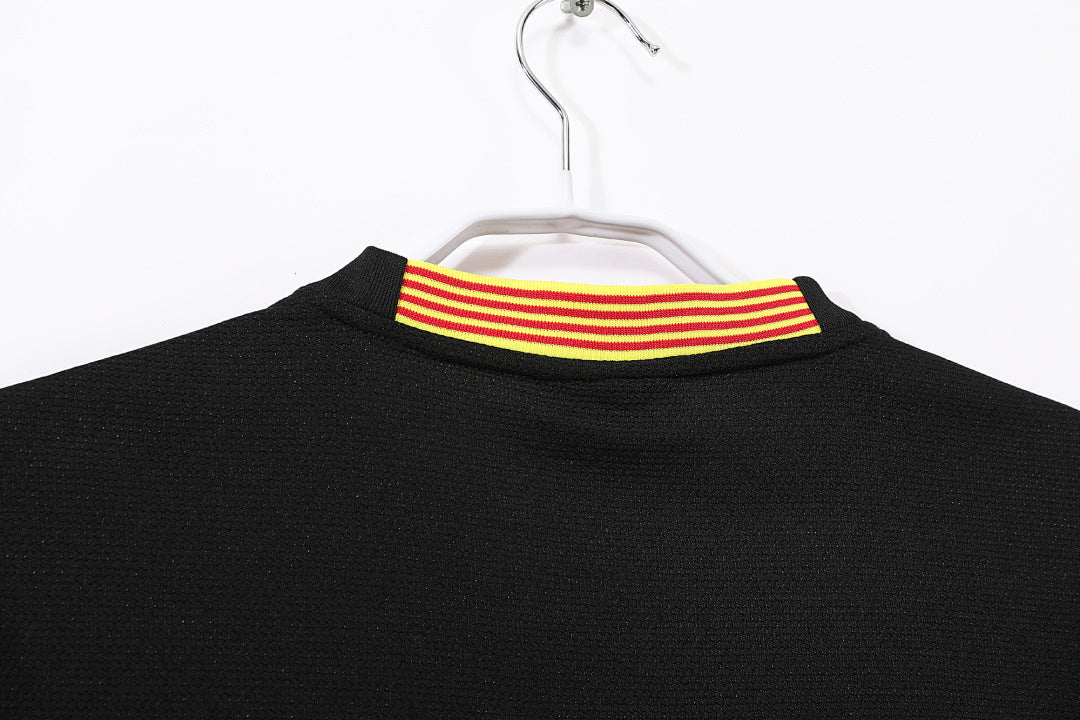 Barcelona 2013/14 Segunda Visitante Negro Retro