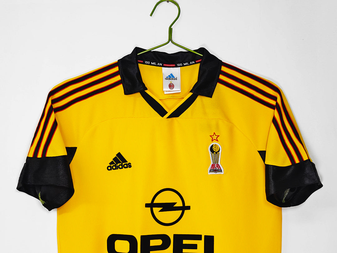 AC Milan 1999/00 Visitante Amarillo