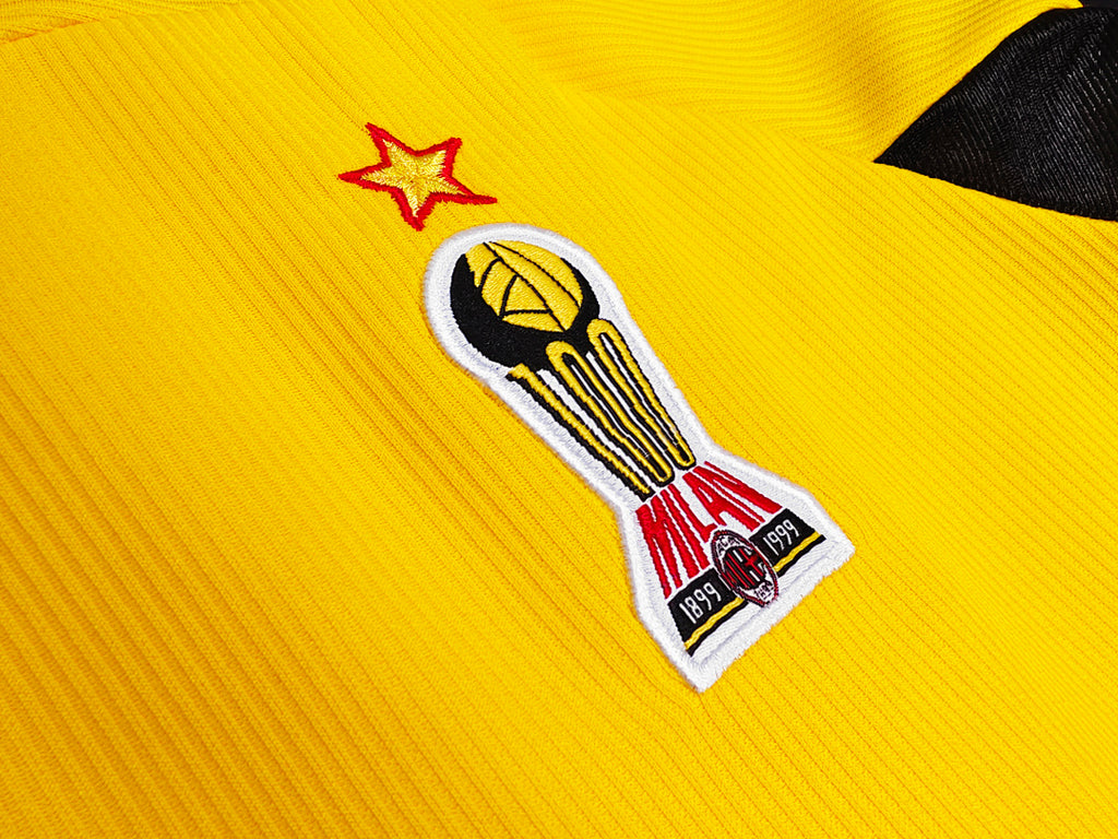 AC Milan 1999/00 Visitante Amarillo