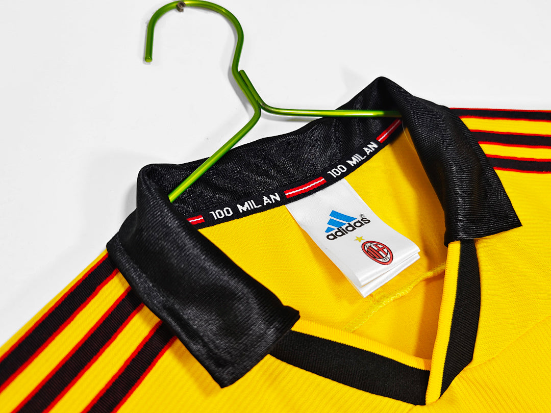AC Milan 1999/00 Visitante Amarillo