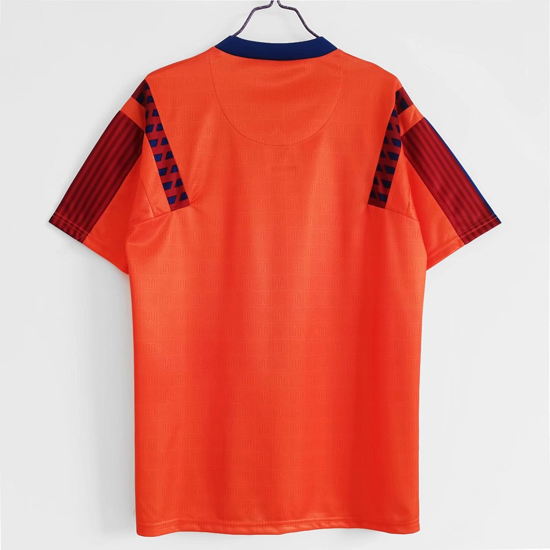Barcelona 1991/92 Visitante Naranja