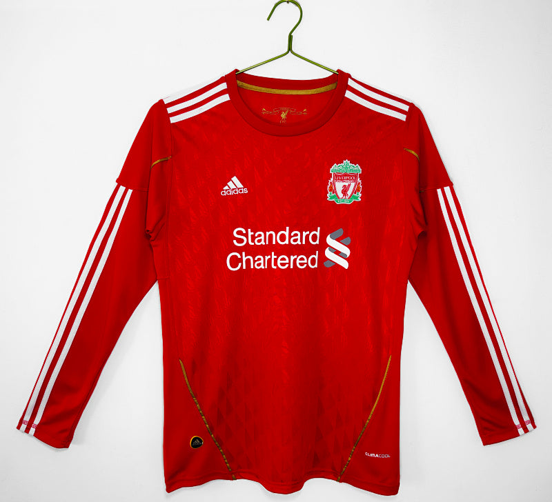 Liverpool 2010/11 Local Manga Larga Retro