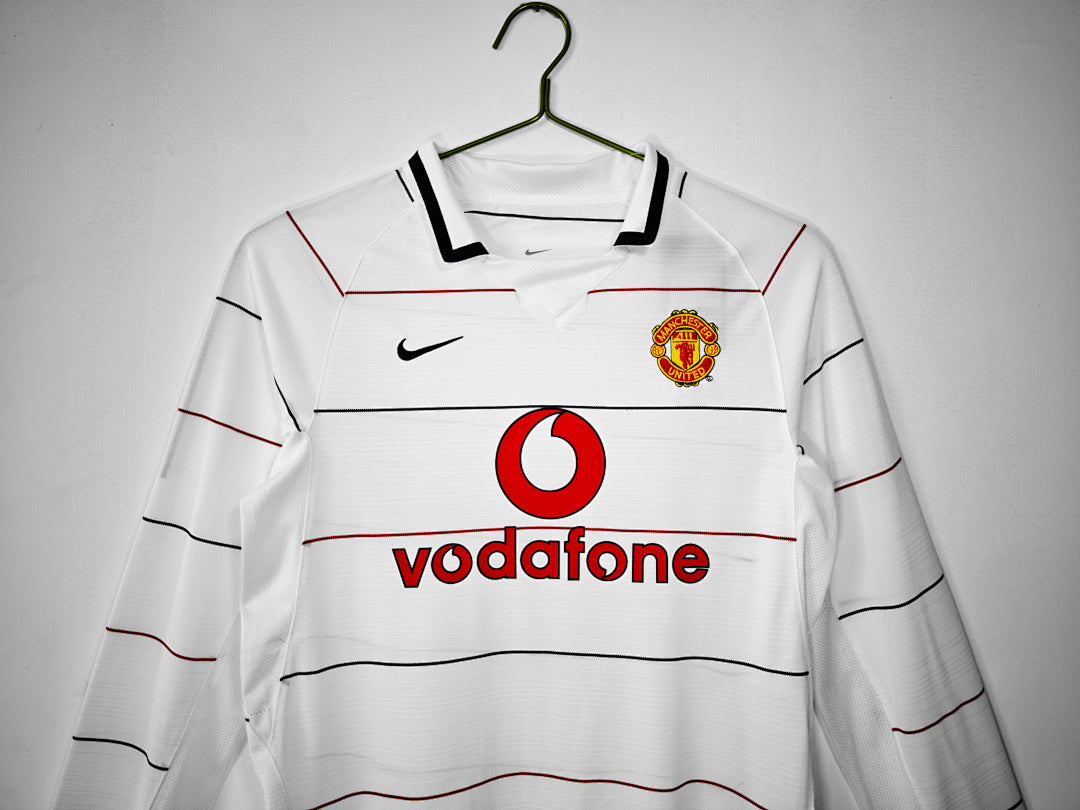 Manchester United 2003/04 Segunda Visitante Manga Larga